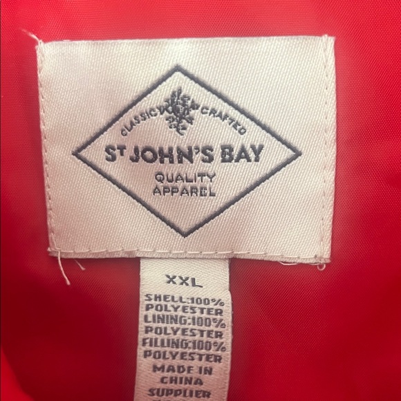 St. John's Bay XXL Women’s Red Preppy Quilted Vest #preppy #chic - Picture 2 of 9